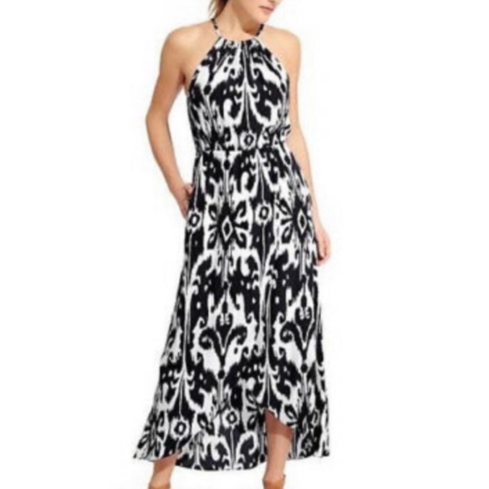 Athleta Ikat Bloom Maxi Dress